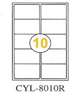 A4 Computer Label (10pcs with border) (CYL-8010R)